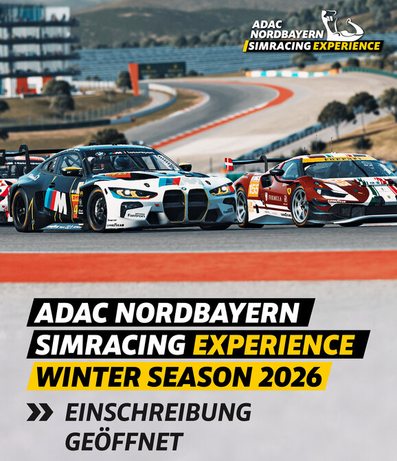 Information zur Öffnung der Anmeldung zur SimRacing Experience